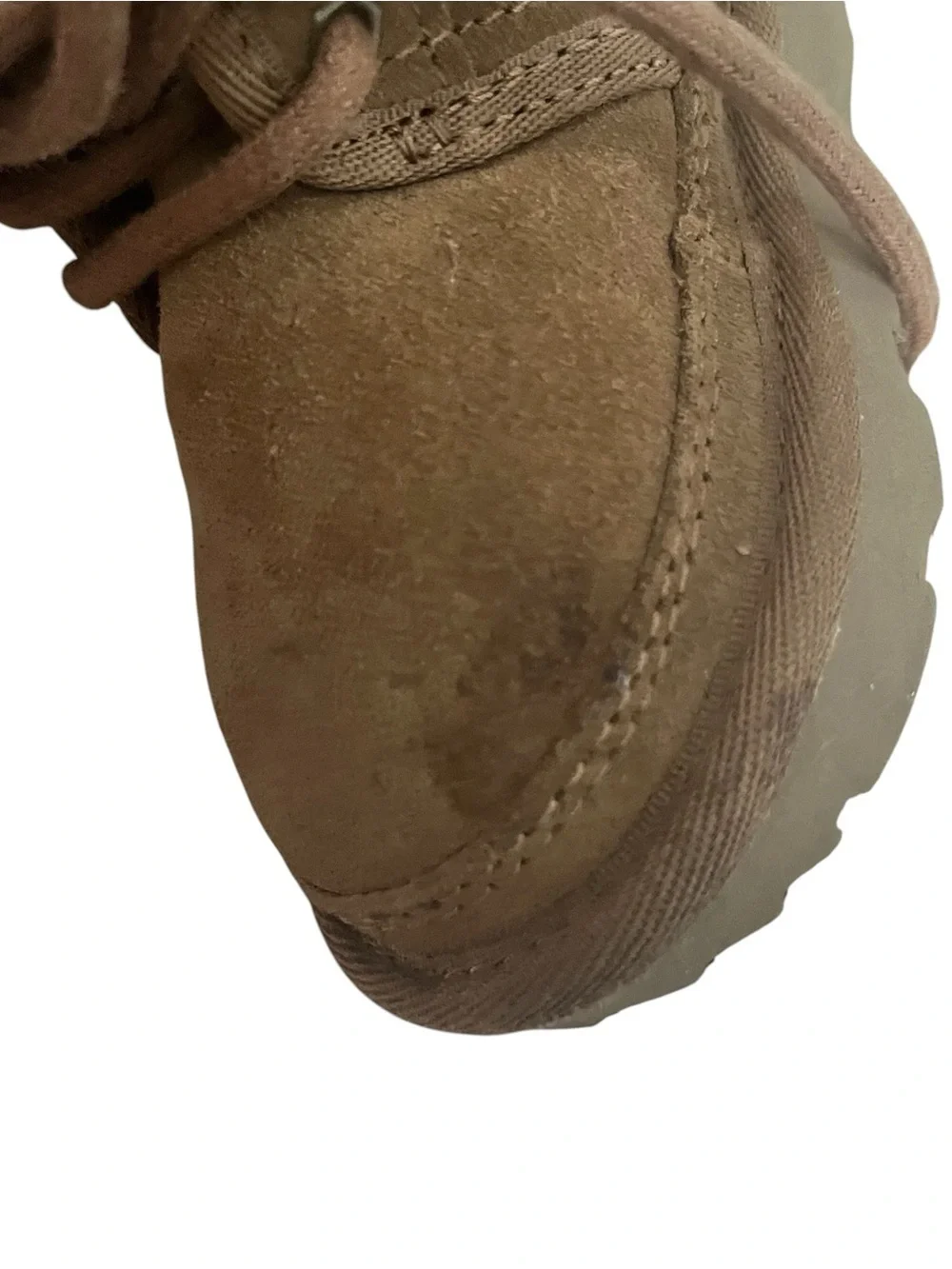 UGG Kids Chestnut Lace-Up Shearling Boots